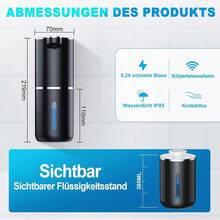 Automatic Soap Dispenser - Schwarz - View 10