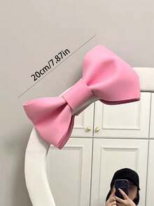 1 قطعة زخرفة عقدة الفراشة للباب، زخرفة مرآة عقدة الفراشة، عقدة الفراشة احتفالي بمقاس 20 * 10 سم، مثالي لديكور الحفلات، تغليف الهدايا، وتزيين المنزل، مناسب لعيد الحب، المناسبات الخاصة، ديكور المنزل، ديكور الغرفة، ديكور الحمام، ديكور المكتب