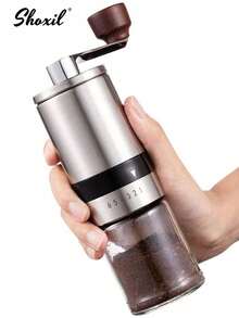 shoxil 8pcs Camping Coffee Set, Drip Coffee Maker Kit, Hand Drip Coffee Maker Set With Portable Case, Including Dripper, Coffee Pot, Filters And Coffee Spoon - Black - View 4