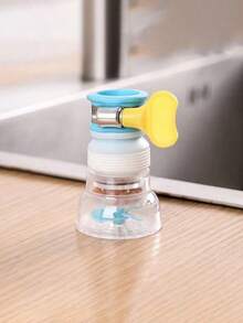 1pc Faucet Water Filter, Removes Chlorine, Fluoride, Heavy Metals And Hard Water, Multi-Layer Filtration Tap Water Purifier, Suitable For Home Kitchen And Bathroom Use