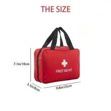 Compact First Aid Kit, Lightweight And Portable First Aid Bag, Suitable For Home, Office, Car, Outdoor, Boat, Camping And Hiking