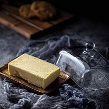 Vintage Acacia Wood Butter Dish - Perfect For Wedding Cakes, Snacks & Fruit | Ideal Kitchen & Restaurant Accessory