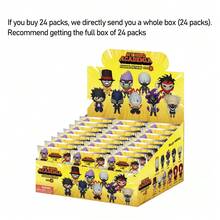 Crunchyroll 1PC  Officially Licensed Series Blind Bag Keychain Mystery Box Anime Figure Mini Adorable Random One Tomura Shigaraki Dabi Or Other Characters Statue Surprise Gift Collectible Ornament Bag Decoration - Multicolor 2 - View 8