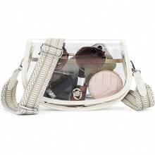Clear Crossbody Bag Stadium Approved For Women Clear Bags For Stadium Eventsclear Purse For Concerts - 乳白色 - 查看 1