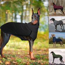1pc Pet Hoodie, New Pet Clothes, Solid Color Patchwork Pet Dog Clothes, Warm High Collar Dog Apparel - Multicolor - View 11