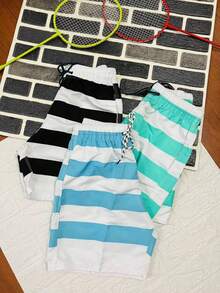 KIT 3 Bermuda Shorts Tactel Men With 3 Pockets Beachwear | Immediate Direct From The Factory - Baby Blue - View 1