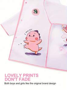 Kids Hooded Raincoat - EVA Lightweight Breathable Poncho, Cartoon Fun Loose Design, All-Season Rainy Outdoor Daily, Easy Wash - Multicolor - View 10