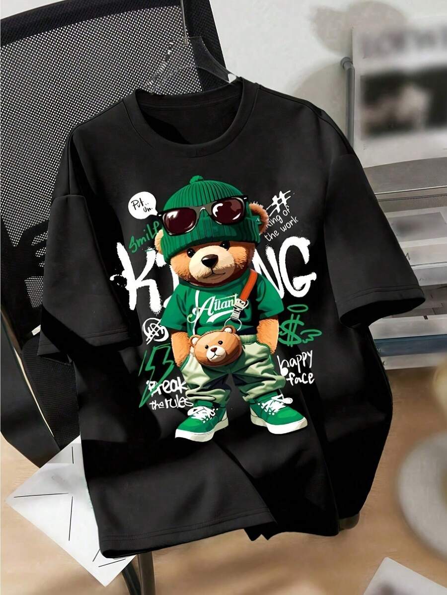 Men T-Shirts - Black - View 1