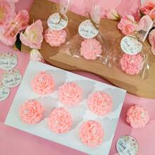 10 Sets Wedding Peony Candle Favors, Scented Peony Flower Candles With Thank You Cards And Gift Bags, Romantic Flower Design For Wedding Guest Gifts, Baby Shower Bridal Shower Favors, Home Decor Candles