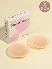 Women's Solid Box Breathable Nipple Covers, Invisible Seamless Pasties, Waterproof Sweatproof Non-Slip Adhesive Bra, Backless Bra Stickers, Reusable Washable Bra Accessories Suitable For Wedding Dress, Sleepwear, Workwear, Swimwear, Dresses, Bikini, Backless Outfits, Sports Bras - Multicolor - View 16