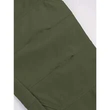 Men'S Tactical Outdoor Work Pants - Durable Soft Shell Joggers With Multi-Pocket Design, Adjustable Elastic Waist & Tear-Resistant Fabric For Hiking, Training, Fishing, Casual Wear - Machine Washable Spring/Fall Casual Pants, Hiking Pants, Hiking Attire, Tactical Style, Durable Fabric - 軍綠色 - 查看 7