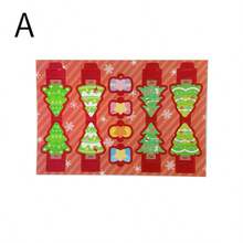 10 件，圣诞卡通棒棒糖卡片纸，励志祝福卡通贺卡，鼓励短语装饰卡，精美学生卡片纸（每件包含四张） - 彩色 - 查看 11