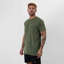 Kit 2 Dry Fit Polyamide T-Shirts - Negro / Verde - Ver 8