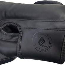 BRONJEE Brand PU Leather Gloves 12-88 Years Old Training Gloves Adult Matte Black Professional Boxing Gloves 8oz 10oz 12oz 14oz 16oz Muay Thai Training Punching Bag Gloves Combat Mma Boxing Kicking Fighting Gloves