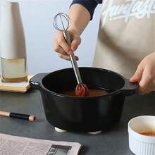 ملعقة خلط متعددة الوظائف من الفولاذ المقاوم للصدأ ذات الطرفين، خفاقة خبز، خفاقة صغيرة، أداة لتليين الزبدة، مناسبة للخبز والتتبيل، أدوات مطبخ