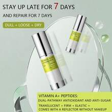 Vitamin A Retinol Firming Serum | Infused With Pure Vitamin A Retinol & Peptides, Minimizes Pores, Reduces Wrinkles & Fine Lines, Tightens & Firms Skin, Anti-Aging, Smooths Skin Texture, 30ml - Nhiều màu - Xem 7