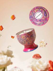 1pc/4pcs Dried Flower Scented Candle In Goblet Jar, Aromatherapy Candles,Natural Floral Scented Candle,Forest Scented Candle,In Tall Glass Jars, Feature Exquisite Patterns And Are Perfect For Decoration And Ornaments. They're Ideal For Aromatherapy And Various Holiday Decorations, Making Them The Perfect Gift For Friends And Family, Christmas Decorations