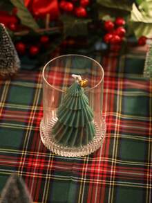 1 pieza/1 set Vela de Navidad, Vela de Aromaterapia, Vela con forma de árbol de Navidad, para decoración navideña, decoración del hogar, fiesta, regalo ideal, decoración navideña, decoración de habitación, boda romántica, cena a la luz de las velas, fiesta de cumpleaños, cena de fiesta, decoración de mesa familiar, regalos de Navidad