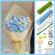 271/326/472/475pcs Value Pack Blue Star Flower DIY Pipe Cleaner Projects Bouquet Set, Chenille Stems DIY Projects, Chenille Rods, Ultra Dense Fuzzy Sticks, Pipe Cleaner Craft Supplies Unique Pipe Cleaner Crafts Pipe Cleaner Craft Tutorials For Christmas, Halloween Mother'S Day, Graduation And Holiday Gift Handmade DIY Craft Set, Very Affordable Yet Quality/Good Quaitylity