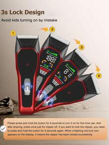 Conjunto de Tosa para Cachorro, Máquina de Tosa Elétrica Recarregável para Animais de Grande Porte, Máquina de Tosa de 2 Velocidades com Visor Digital, Conjunto de Tosa Profissional Sem Fio para Pelos Grossos com Motor Silencioso e Potente, Aparador de Pelos de Animais de Baixo Ruído, Tesoura para Cavalos, Ovelhas, Gatos e Cachorros, Barbeador para Remoção de Pelos de Animais de Estimação