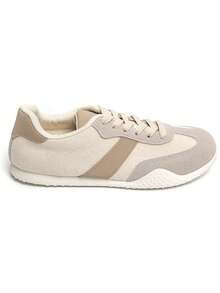 Baskets rétro mixte 9010 – Sneakers en daim avec semelle fine, style vintage et déclinaisons moderne - 米色 - 查看 2