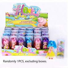 1 件女孩娃娃 - 装扮娃娃 - 女孩互动玩具 - 儿童角色扮演玩具 - 模拟人生娃娃 - 益智玩具 - 圣诞节/万圣节/生日礼物，配件颜色随机