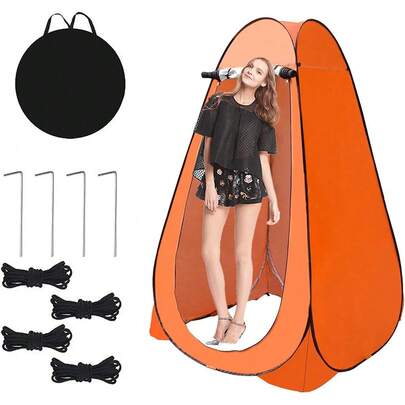 Carpa de Ducha para Acampar,Tienda de Campaña para Ducha,baño de Campamento,1.9x1.2x1.2m Fácil de Montar,Ligero Plegable para Acampar, Caminar, Viajar a la Playa Junto al Mar