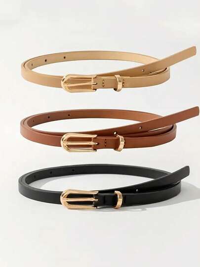 简约女士腰带，百搭小皮带，适合学生和日常通勤