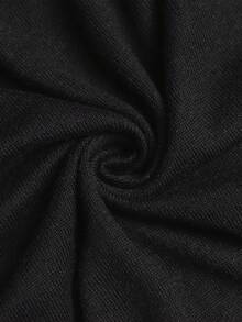 Cropped Sweaters For Women Long Sleeve Button Down Sweater,Fall - Black - View 8