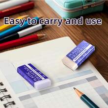 6/3/1 عبوة من أقلام الرصاص الممحاة للمدرسة والمكتب، ممحاة رسم أبيض، ممحاة فنية، تستخدم للتنظيف والإزالة دون إتلاف الورق، مناسبة للاستخدام المكتبي اليومي