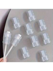 10pcs ABS Resin Cable Case: Protect Your Cable From Breaking And Disconnection, Apple Cable Case, Compatible With IPhone 18-20W Small Head Charger, Prevent Charger From Breaking - Multicolor - View 4