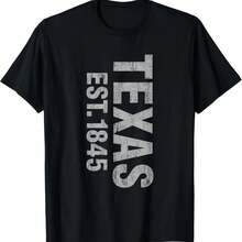 Texas State Patriotic American USA Cool Distressed Design - Black27 - View 1