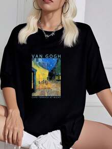 Women T-Shirts - màu đen - Xem 1