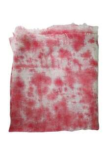 1pc Horror Corpse Cloth, Scary Scene Decoration, Tablecloth, Yard Decor, Coarse Gauze Ghost Festival, Blood Stained Gauze - Multicolor - View 4