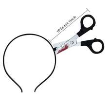 1PC Halloween Headband Costume Accessories Bloody Weapon Plastic Knife Party Decorations Cosplay Props Toys For Men Women Teens