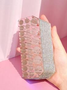 1pc 26 Hole Acrylic Crystal Nail Art Storage Pen Holder