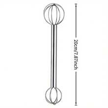 ملعقة خلط متعددة الوظائف من الفولاذ المقاوم للصدأ ذات الطرفين، خفاقة خبز، خفاقة صغيرة، أداة لتليين الزبدة، مناسبة للخبز والتتبيل، أدوات مطبخ