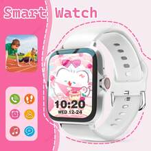 Children's Smart Watch With Wireless Calling, Message Reminders, Multi-Sport Mode, Shutter Control, Calculator, Calendar And Other Practical Functions, Silicone Strap, Is The Perfect Holiday Gift For Children - 彩色 - 查看 14