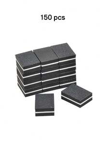 1/10/30/50/100/150/300/500片装迷你指甲抛光块，适用于亚克力指甲和天然指甲，100/180目指甲抛光块，散装指甲抛光块，专业美甲锉