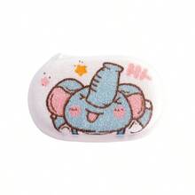 1/2 件可爱动物海绵淋浴和洗发刷套装 - 柔软硅胶，温和头皮按摩，易清洁发刷，卡通毛巾，柔软泡沫洗涤器，身体和头发清洁海绵，适合青少年 - 彩色 - 查看 18