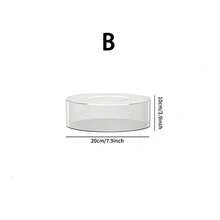 Acrylic Fillable Cake Piping Nozzle Round Rack Divider Display Stand, Suitable For Wedding, Birthday And Dessert Table, Fashionable Design And Hospitality - Clear - View 3