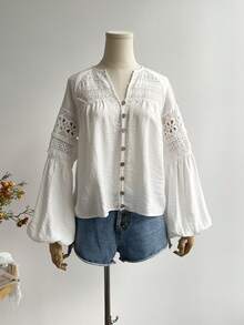 Rusttydustty Camicia casual a maniche lunghe di dimensioni standard per le donne, adatta per vacanze boho, Pasqua, spiaggia, festival musicali alle Hawaii, vacanze tropicali