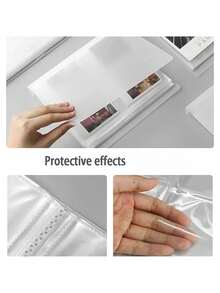 1-częściowy organizer na naklejki do zdobienia paznokci – duża pojemność, matowa, przezroczysta książka z kolorowym kwiatowym wzorem, idealna na naklejki i kalkomanie do paznokci, organizer na kosmetyki | Przezroczysty organizer na ozdoby do rąk