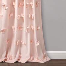 Decor Riley Curtain Ivory, 213 X 132 Cm - Powder Pink. - View 4