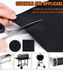 1/3/5 Pcs [Customizable & Reusable] Heat Resistant Baking Mat, Oven Liner, Grill Mat, Non-Stick Baking Pad