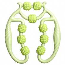 1 Massaggiatore ad anello, Rullo in PP per massaggio alle gambe, Attrezzatura per il rilassamento, Morsetto per gambe da yoga per il sollievo muscolare, Attrezzatura fitness per il massaggio e il rilassamento, Morsetto circolare per gambe con 12 ruote, Rullo massaggiatore per punti di attivazione, Attrezzatura per il massaggio, il rilassamento e l'allungamento muscolare