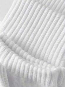 10 đôi tất dài vừa phải cho nam mùa thu đông, màu trắng, chống mùi, thấm hút mồ hôi, thoáng khí, mùa thu - trắng - Xem 4