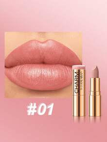 HANDAIYAN 4g Moisturizing Waterproof Long-Lasting Natural Lipstick, Suitable For Halloween, Christmas, Autumn/Winter, Makeup Parties, Fashion, Campus, Daily Wear