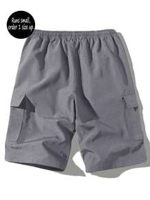 Men's Loose Casual Lightweight Cargo Shorts, Runs Small, Order 1 Size Up