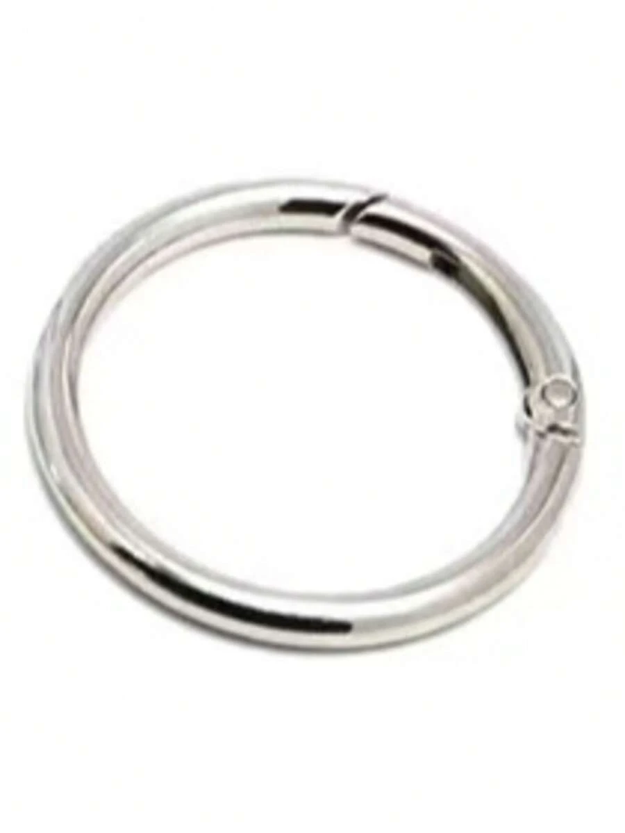 Galvanized Alloy Spring Ring Keychain | Open Loop Bag Accessory | Universal Spring Clip For Phone Cases/Card Rings - Sturdy & Durable!